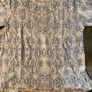 Free People S snakeskin tee